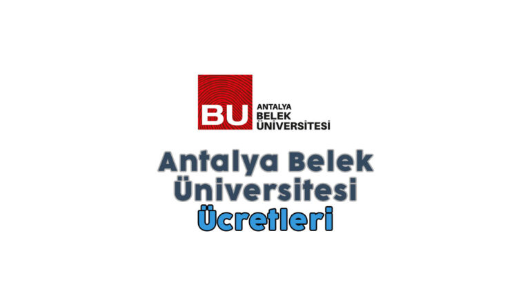 antalya belek üniversitesi ücretleri